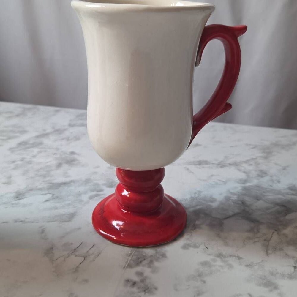 Vintage Fred Roberts Songbird pedestal Mugs - Picture 3 of 8